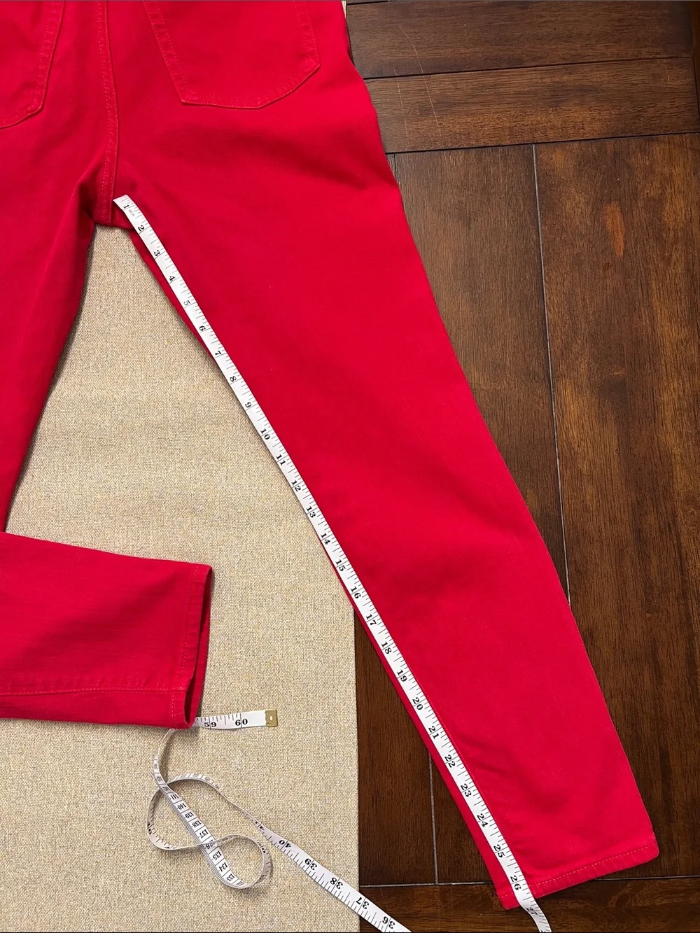 ❤️ J. Crew Women's High Rise Red Jeans